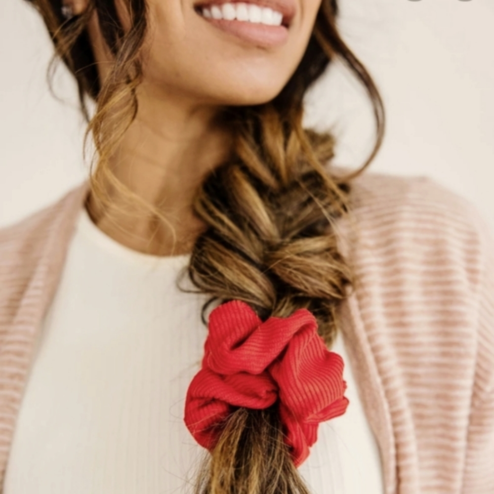 Free People softest cord super scrunchie
